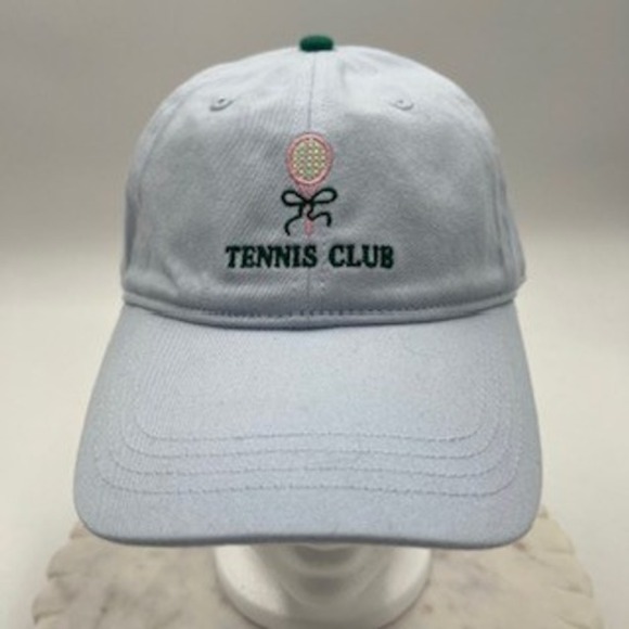 Frasier Sterling Accessories - Frasier Sterling Sport Tennis Club Hat Light Blue Cotton Baseball Cap. NWT